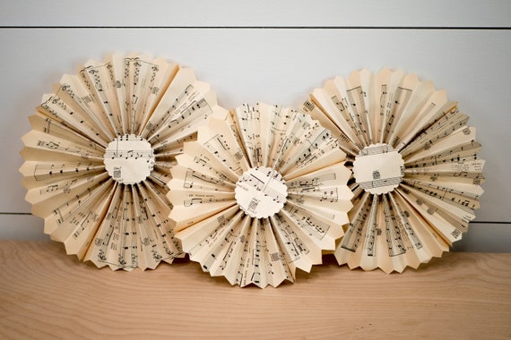 Music Decor Rosettes for Party Music Theme Wedding Song Decor