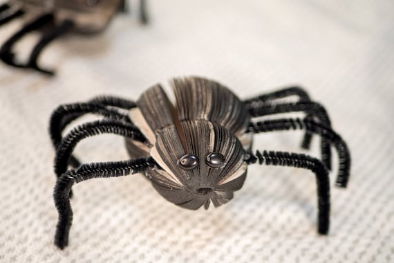 Halloween Decor Creepy Spider Book Themed Fall Decor Gift for Halloween Lover