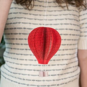 Hot Air Balloon Christmas Ornament-Hot Air Balloon Gift-Adventure Ornament-Kids Ornament-Christmas Ornament image 3