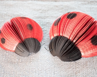 Lady Bug Decor Bookish Gift Literary Lover Garden Lover Gifts Summer Bugs
