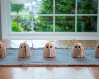 Book Page Ghost: Eco-Friendly Halloween Decor Party Favor