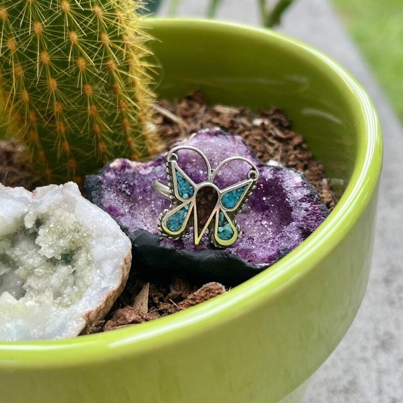 Turquoise butterfly 🦋 belt