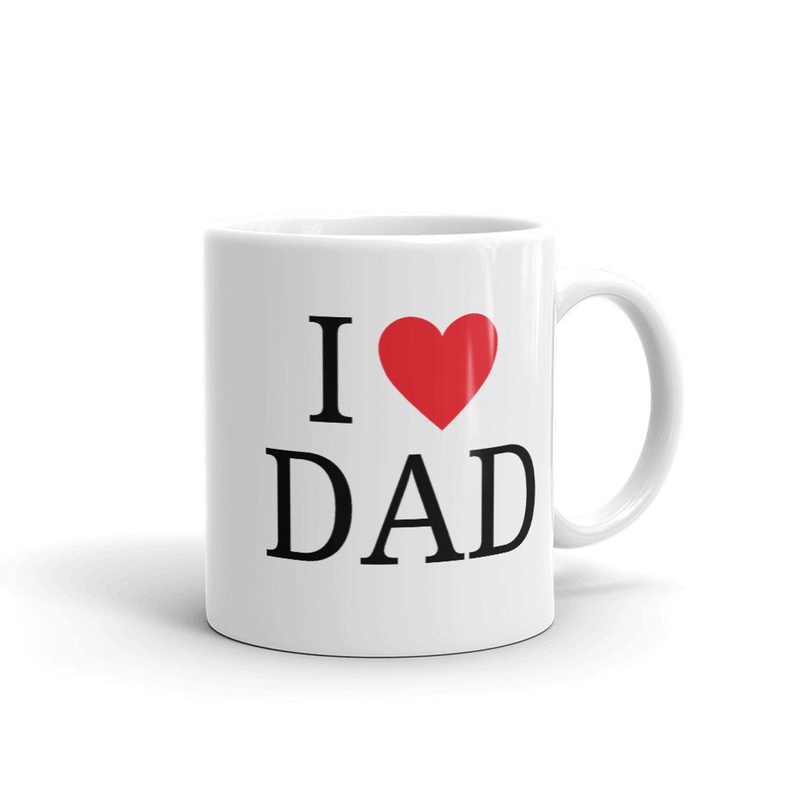 I Love Dad Coffee Mug Gift for Dad Mug Etsy