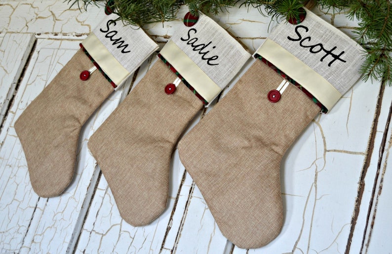 Personalized Christmas Tree Skirt And Stockings 
