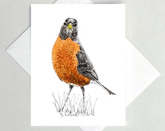 American Robin Note Cards