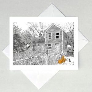 Autumn Scarecrow Note Cards