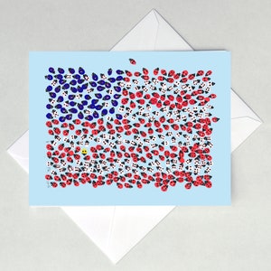 101 cartes de correspondance patriotiques coccinelles
