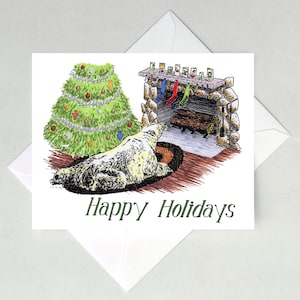 シロクマのクリスマスカード