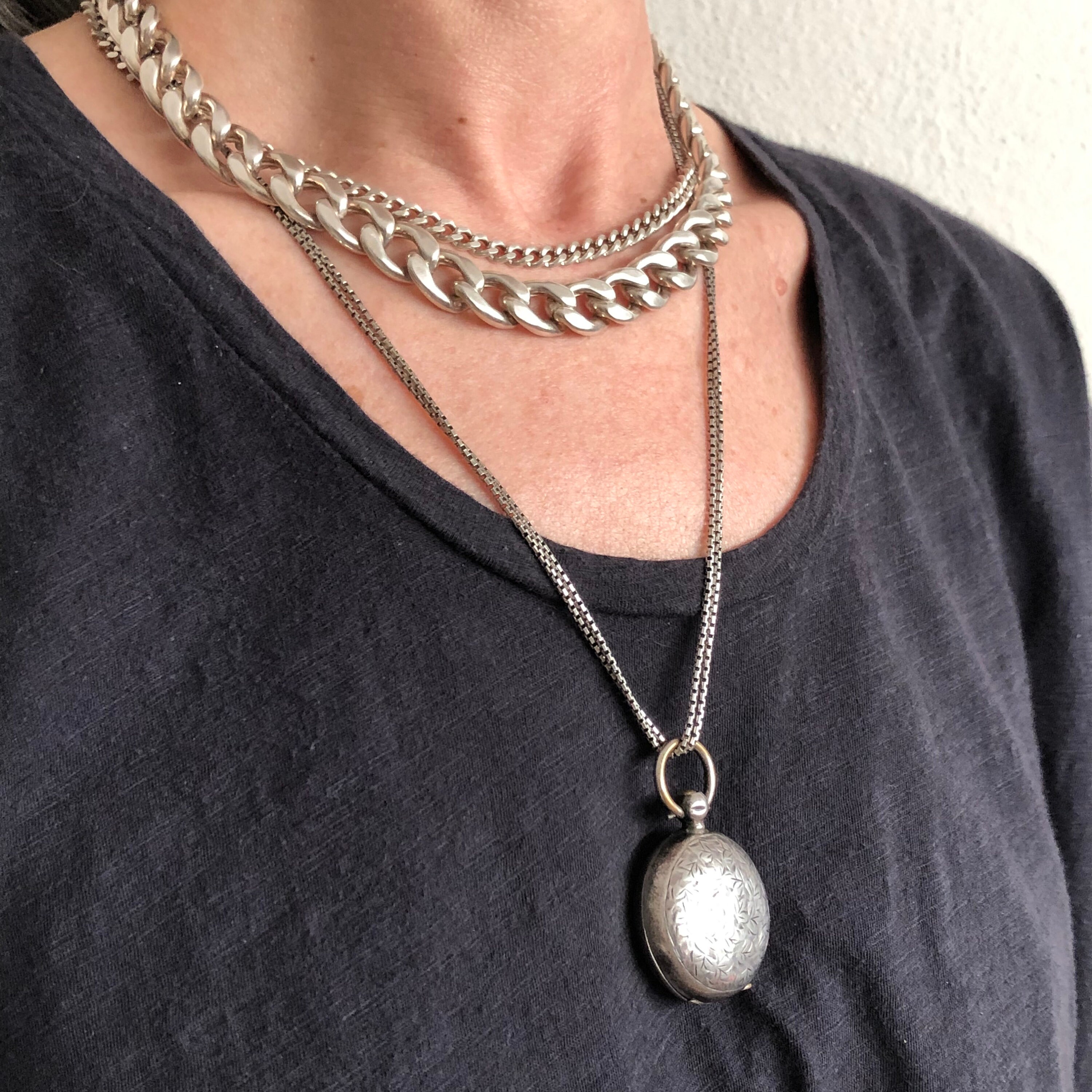 COIN CASE NECKLACE -BLACK- | IN ONLINE STORE