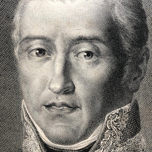 Incisione acquaforte, Carlo Felice di Savoia, Re di Sardegna, disegno di A.M. Boucheron, incisore Toschi Paolo e Isac Antonio, secolo XVIII
