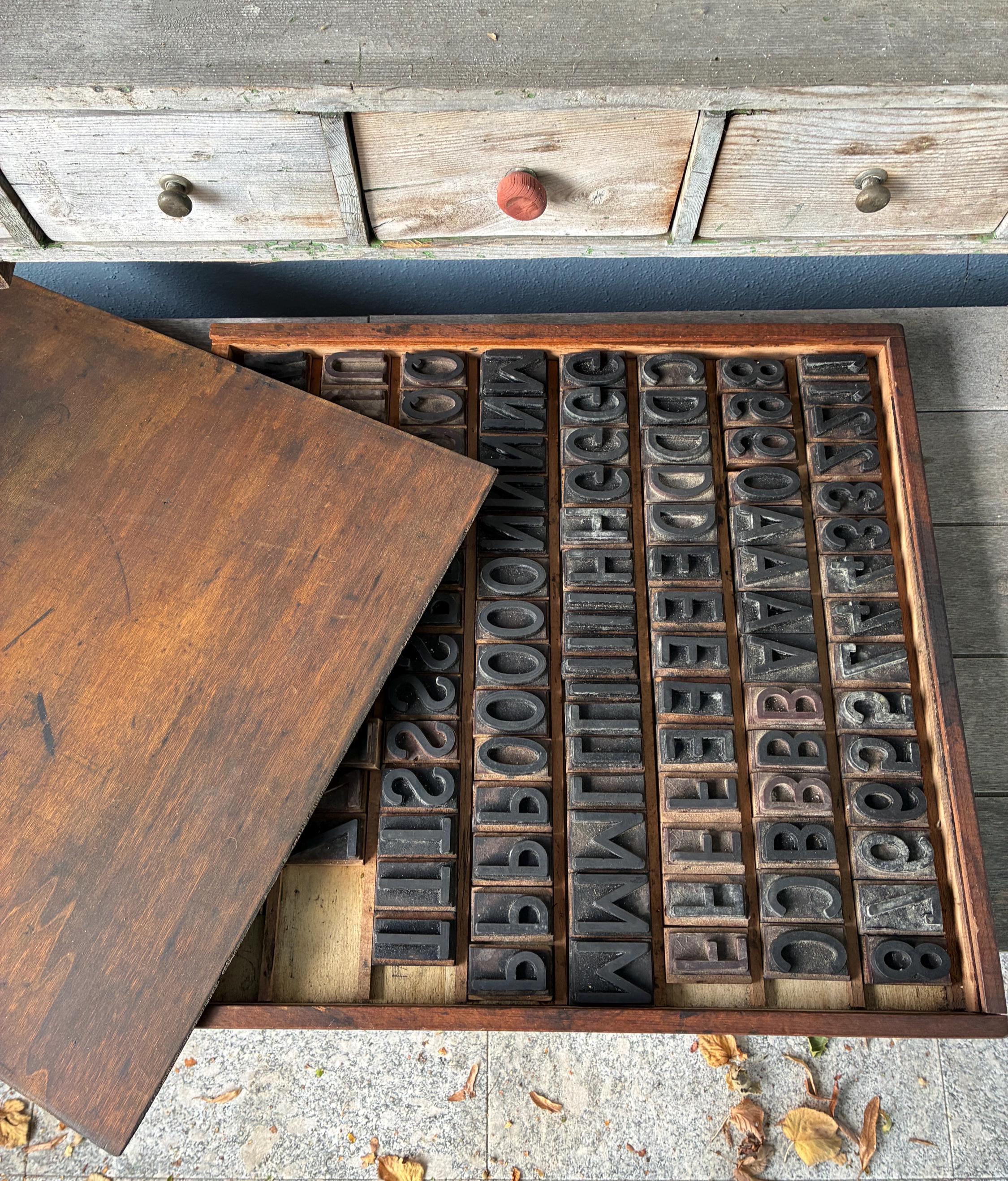 Antique printers tray - Etsy 日本
