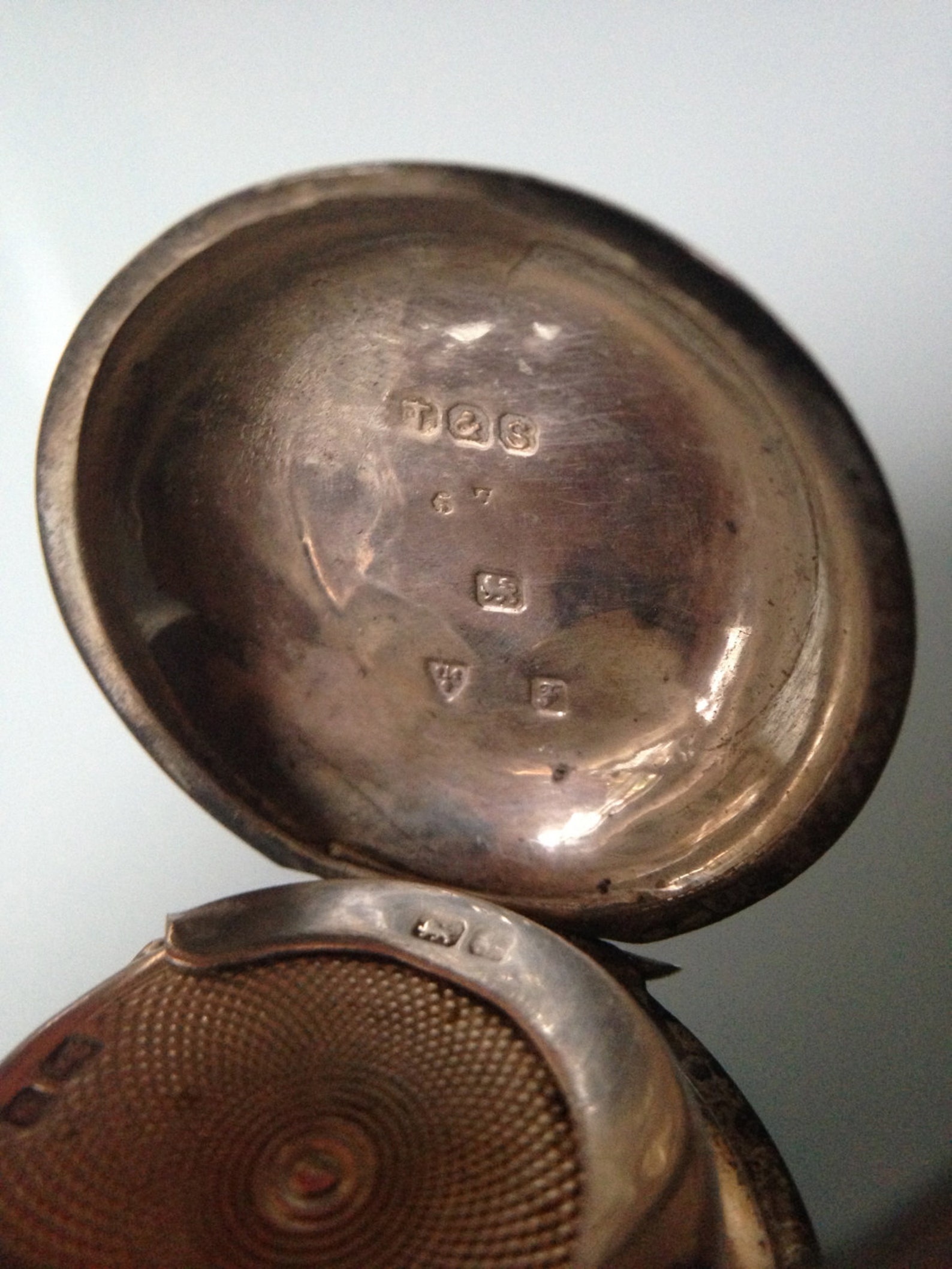 Antique Pendant Sterling Silver Coin Holder Coin Case Etsy