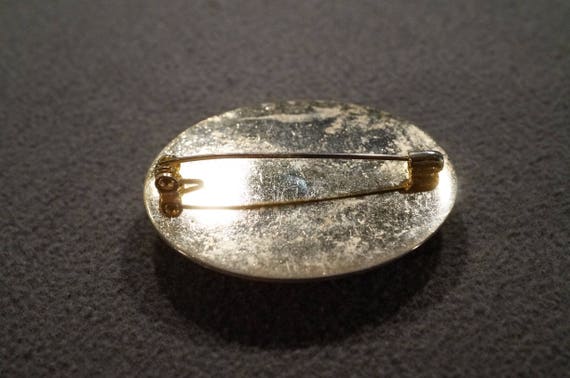 Vintage Art Deco Style Yellow Gold Tone Italian V… - image 4