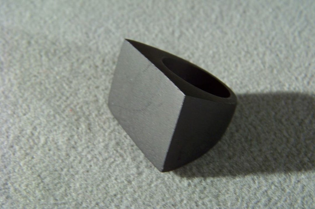 【国内発送】 Bold Vintage Heavy Art Ring Modernistic Danish Bold Wood 指輪・リング