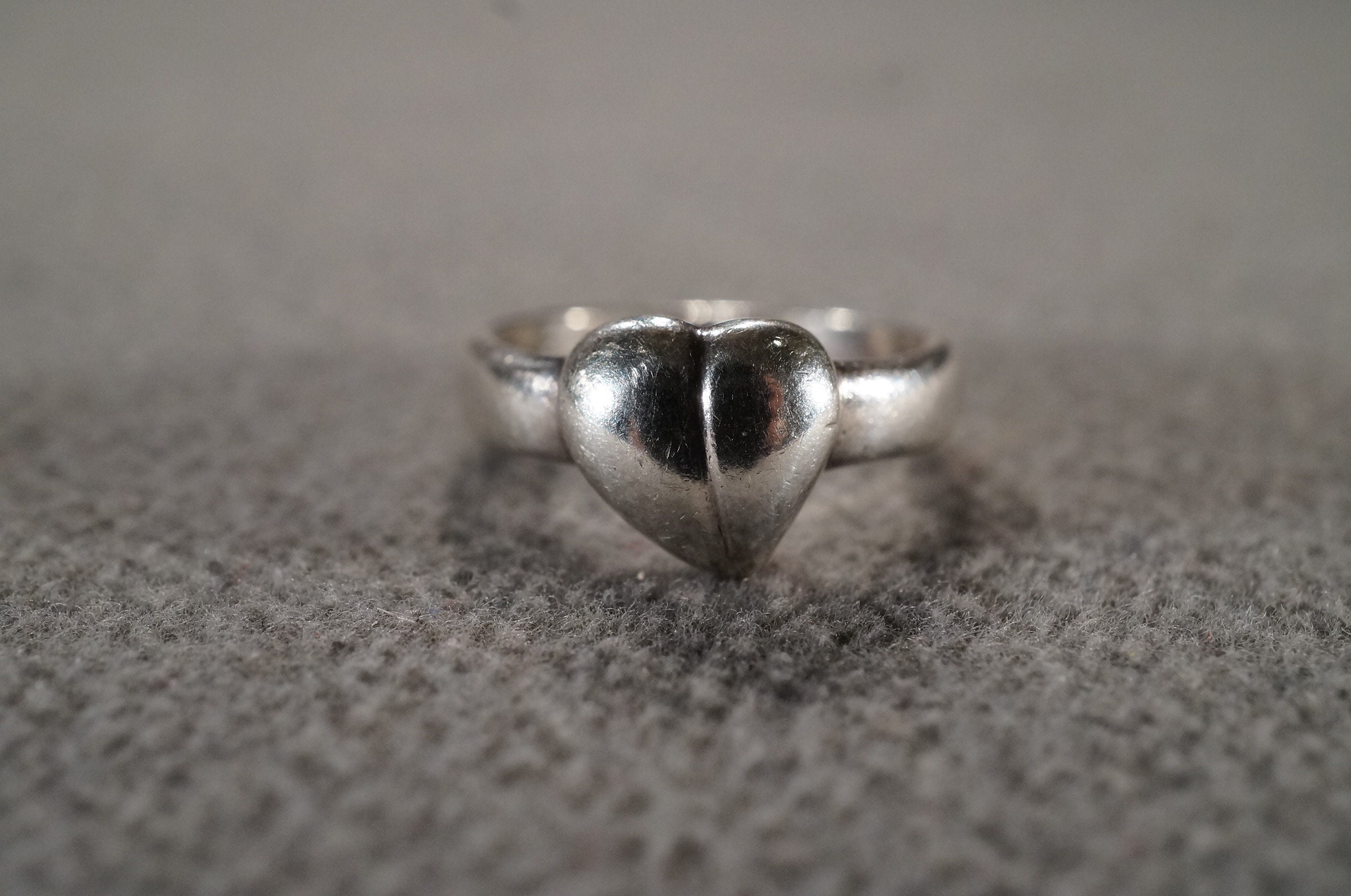★Third Movement★ Heart Symbol Ring (Antique Silver, Gloss) Heart Symbol Ring (Antique Silver, Gloss) [SIZE.1] - Third