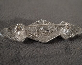 人気のクリスマスアイテムがいっぱい！ Vintage Art Deco Style Silver Tone Rhinestone Faux Tigers アクセサリー