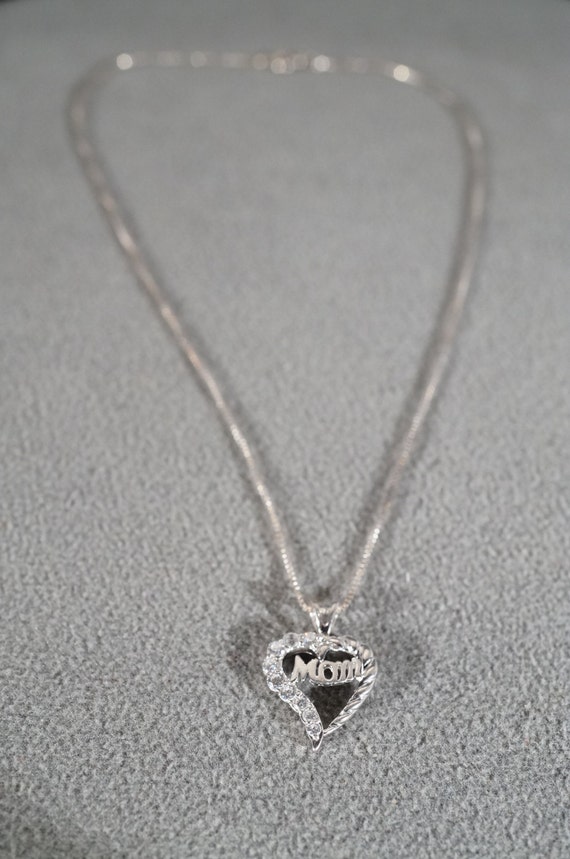 Vintage Traditional Style Sterling Silver Heart De
