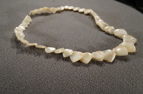 Vintage Art Deco Style Genuine Mother of Pearl He… - image 3