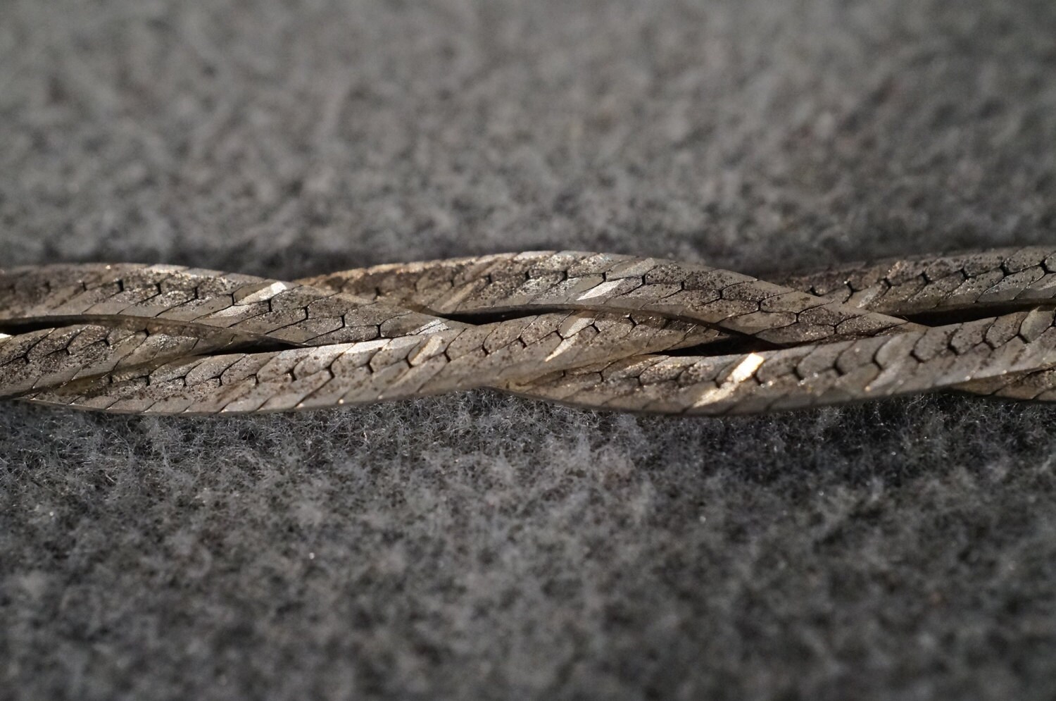 70's vintage silver925 necklace＆bracelet 925 Sterling Silver Vintage Mexico Modernist Chain Necklace