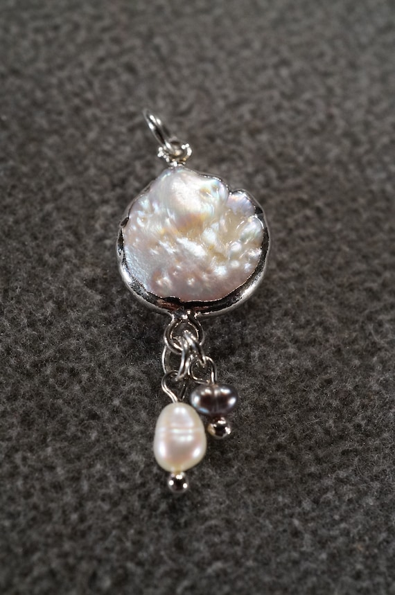★ROSEMONT★ Silver Pearl Necklace RA24C70J Silver Essence Pearl Necklace | en route jewelry
