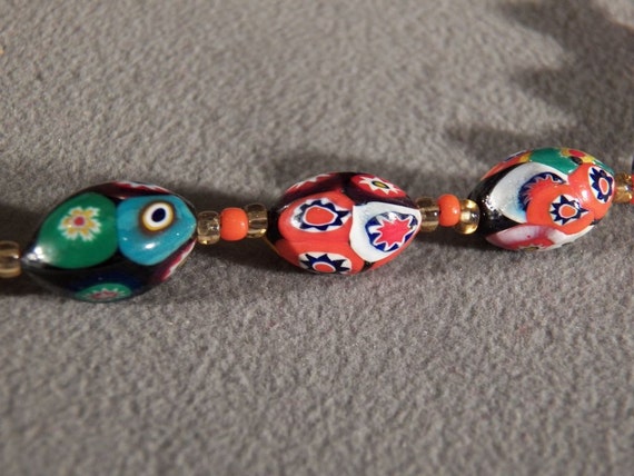 Vintage Italian Venetian Murano Millefiori  Art G… - image 4