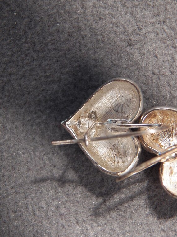 Vintage Sterling Silver Pretty Puffy Heart Earrings, so Cute