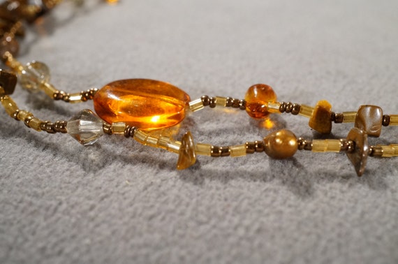 Vintage Art Deco Style Glass  Beads Multi shape A… - image 3