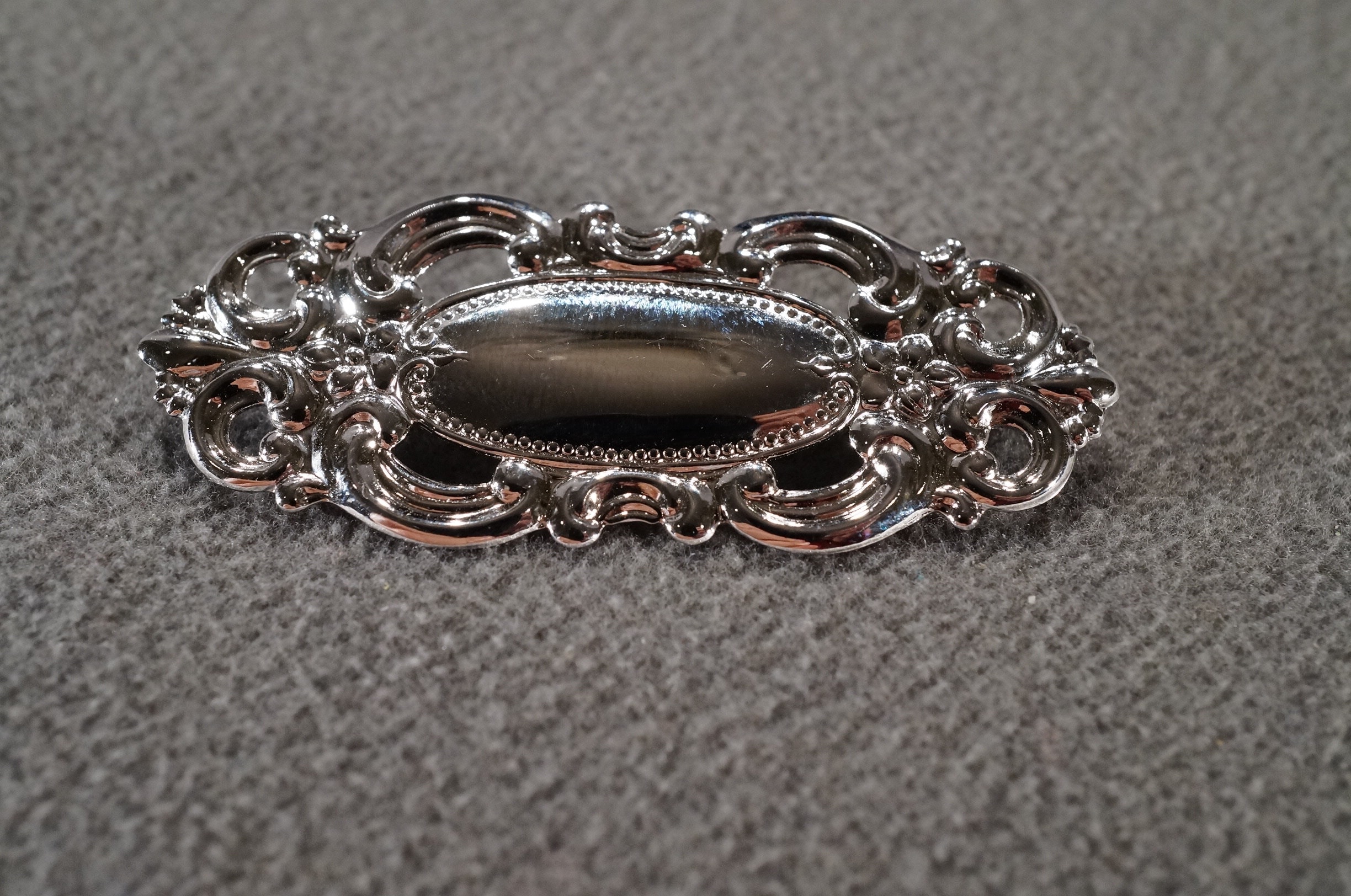 食器 Sterling silver 52g 925 Vintage Victorian Style Sterling Silver Scrolled Pin Brooch