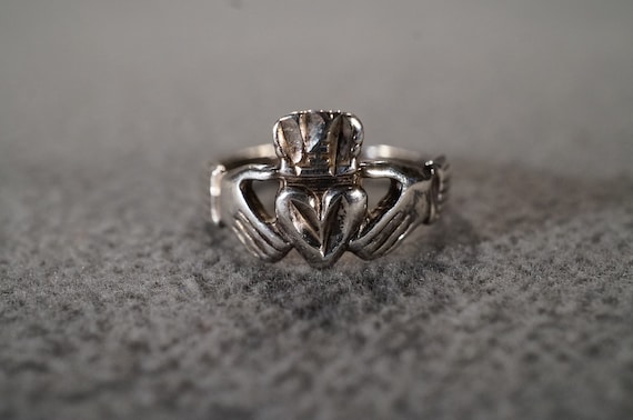Vintage Traditional Style Sterling Silver Celtic … - image 1