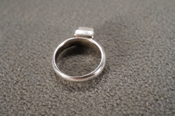 Vintage Wedding Band Stack Design Ring Sterling S… - image 4