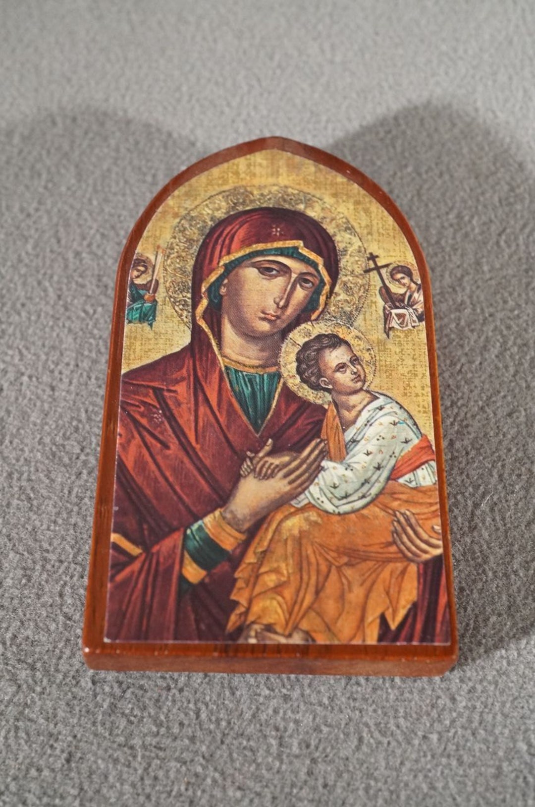 Vintage Italian Florentine Gold Gilt on Wood Religious Multi Figural 's ...