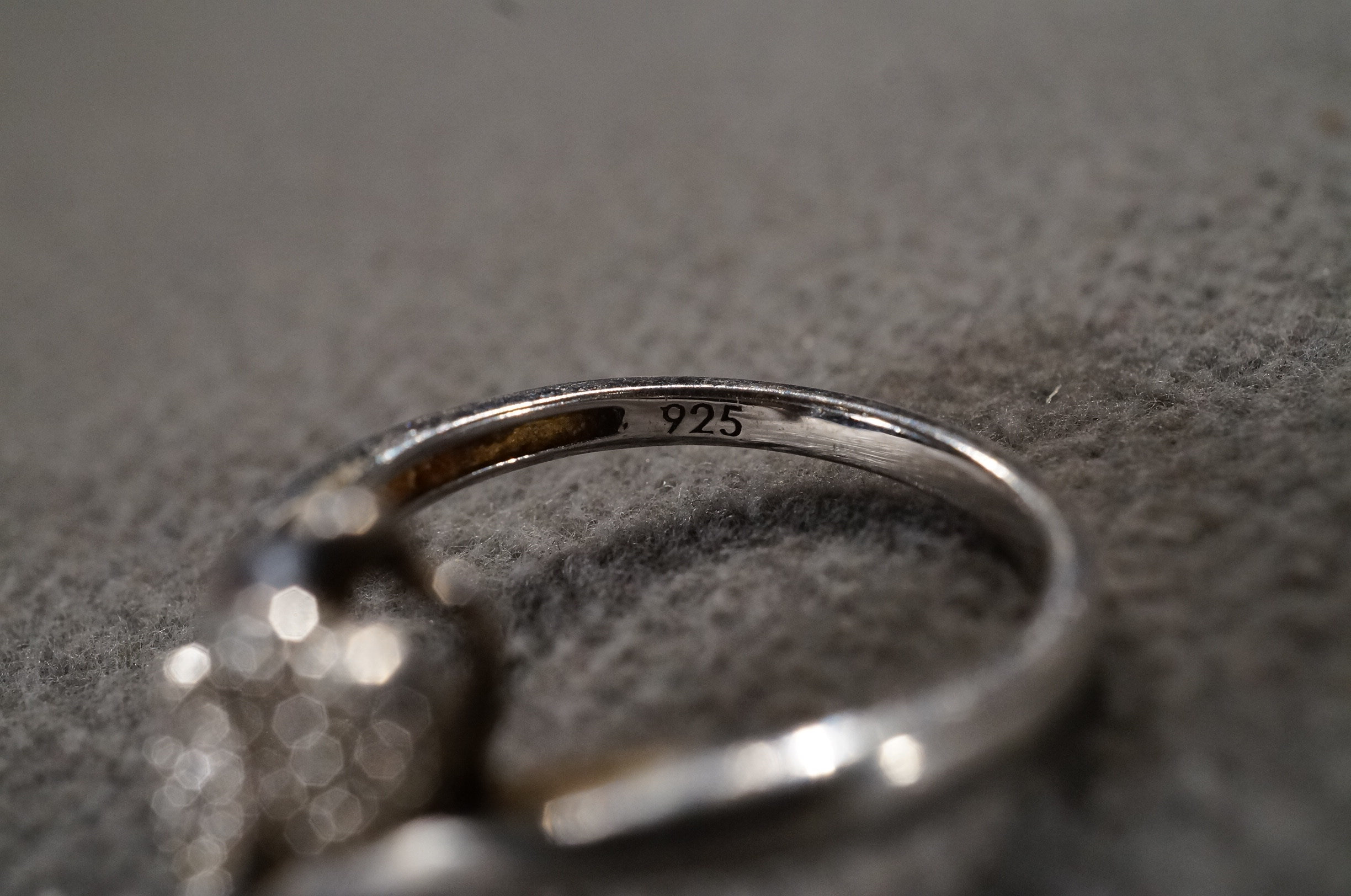 vintage silver ring 欠けたハート vintage silver ring 欠けたハート
