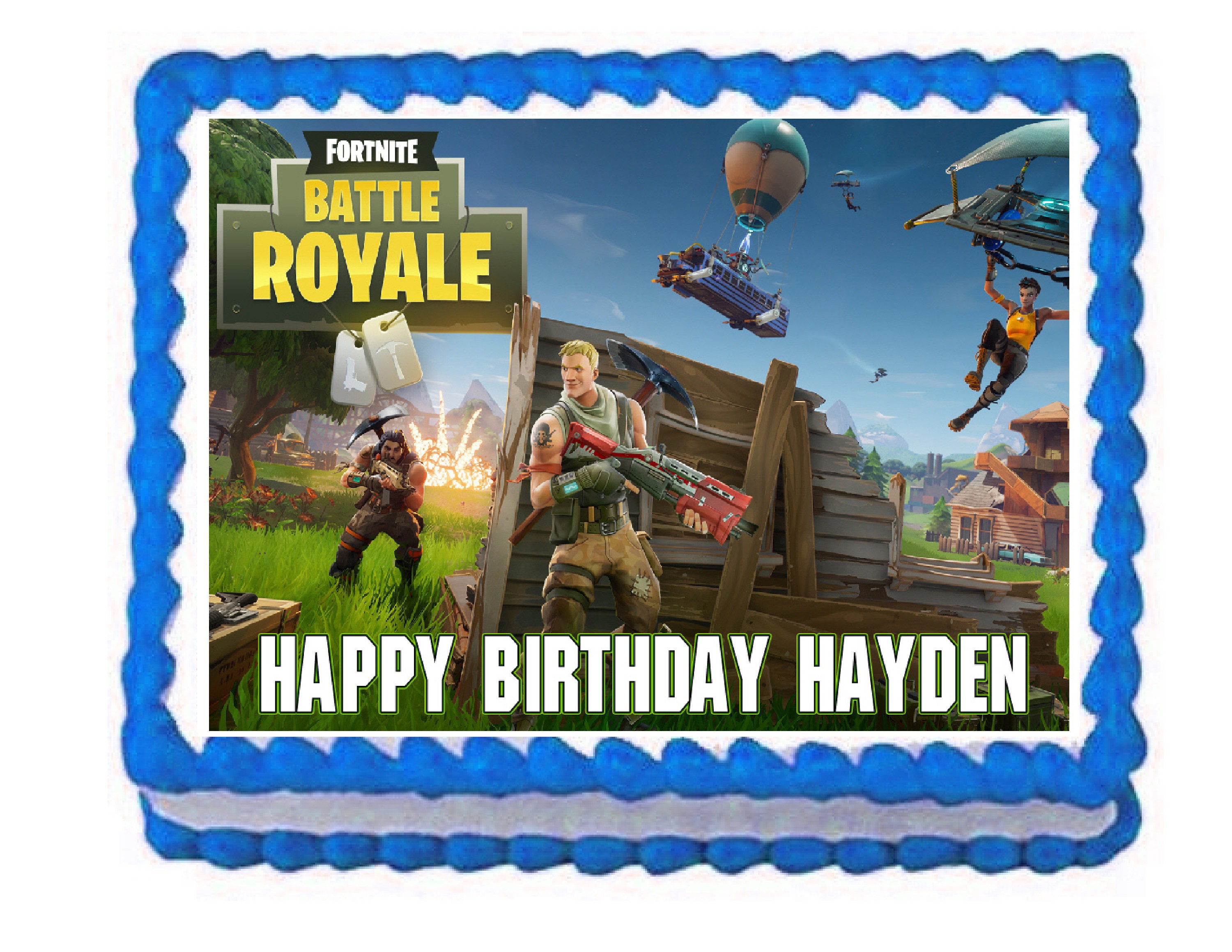 Fortnite Partei essbare Kuchen Bild kuchendeckel ...