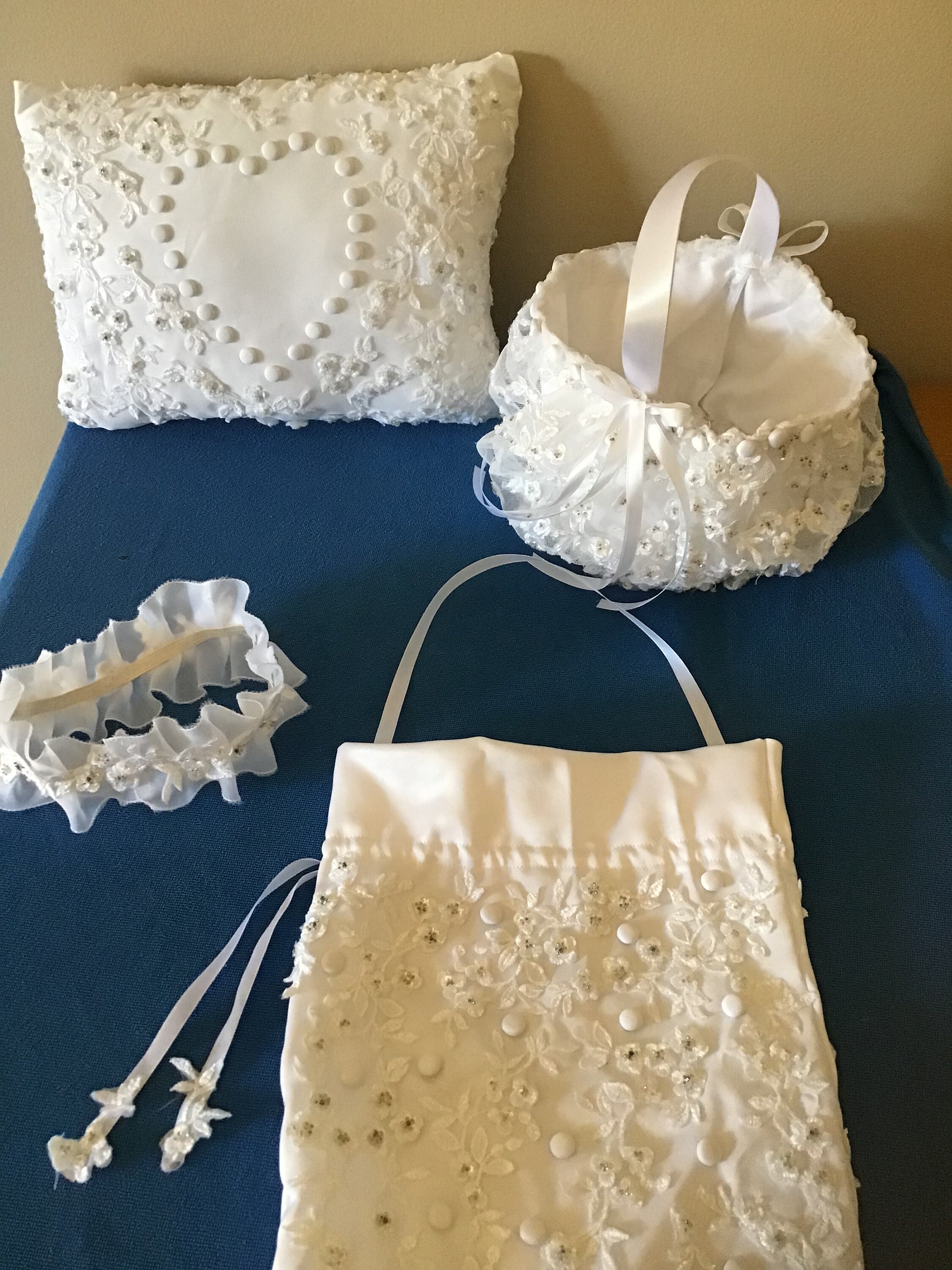 Repurpose Wedding Gowns Complete 4 Piece Set Made From Your Etsy