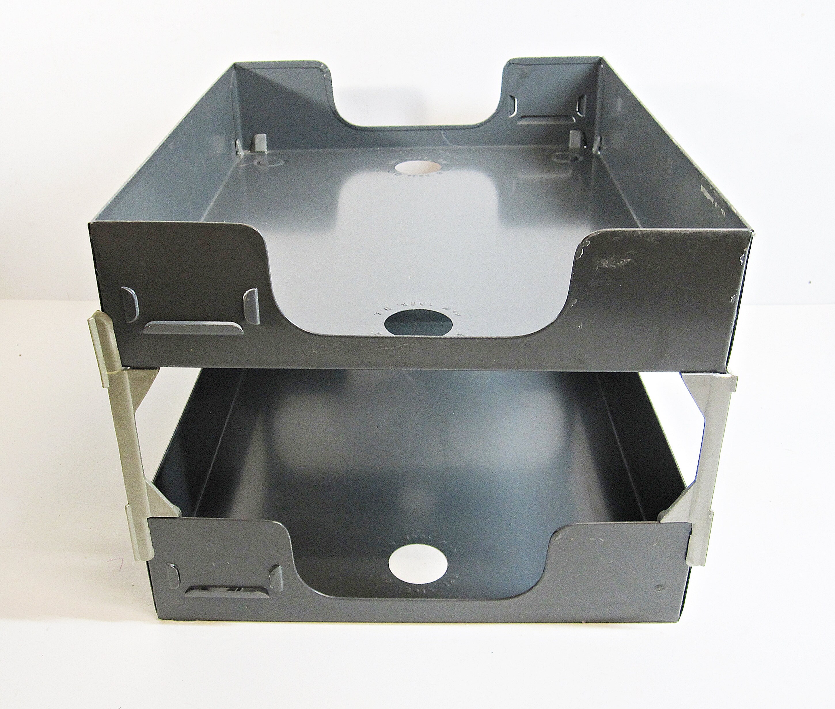 Double Metal Office Desk Tray STEELMASTER Art Steel Co. New Etsy