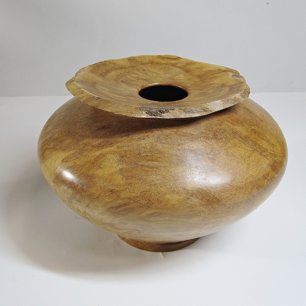 Wood Turned Vase Etsy