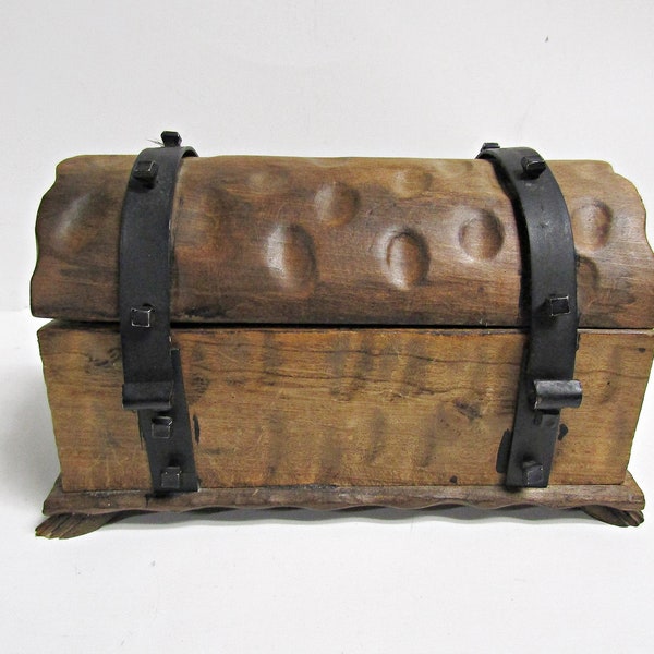 Wood Treasure Chest Etsy