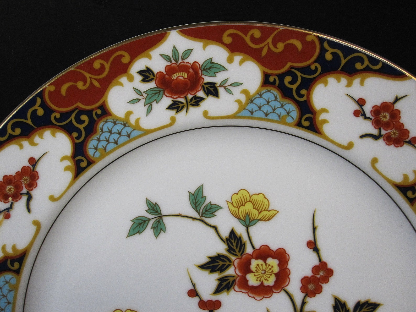 Lot of 2 Dinner Plate Fine China Kyoto Pattern by Momoyama 10 Etsy