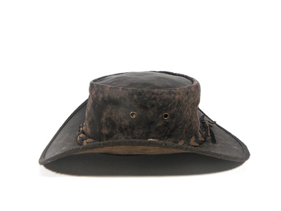 Barmah Squashy, Leather Hat, Leather Hats