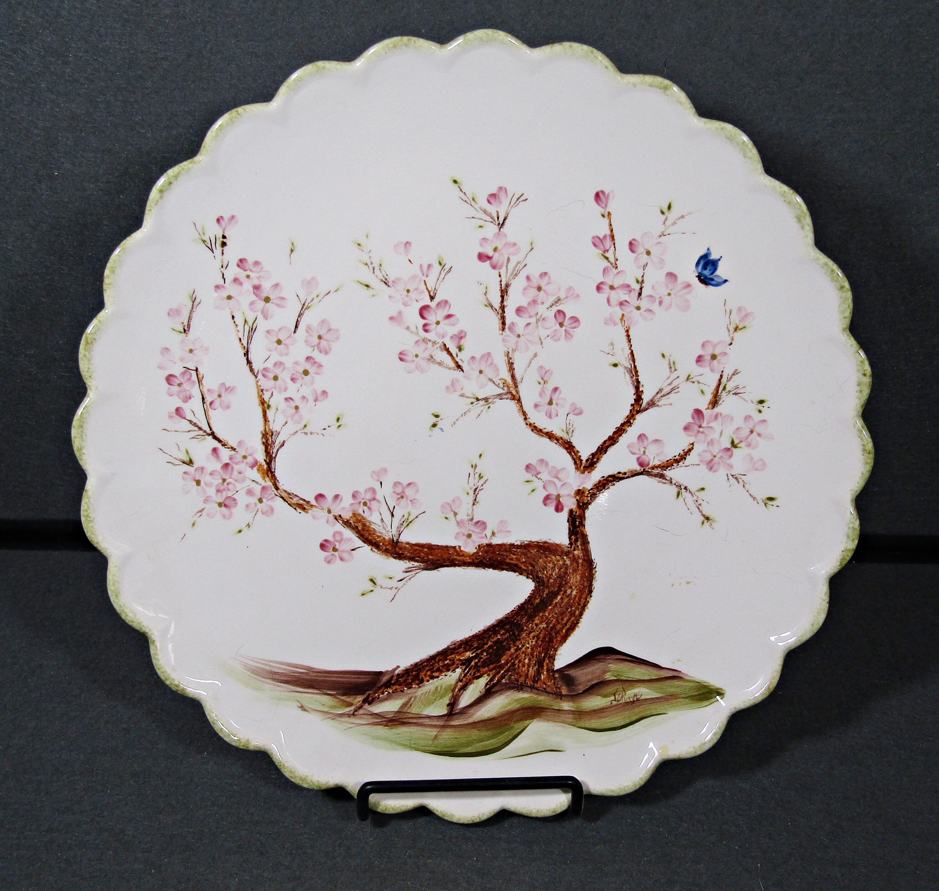Lot de 6 assiettes plates vintage modèle Agay , VF Paris
