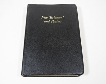 New Testament & Psalms KJV Giant Print NAVH Edition Bible Thomas Nelson Genuine Leather