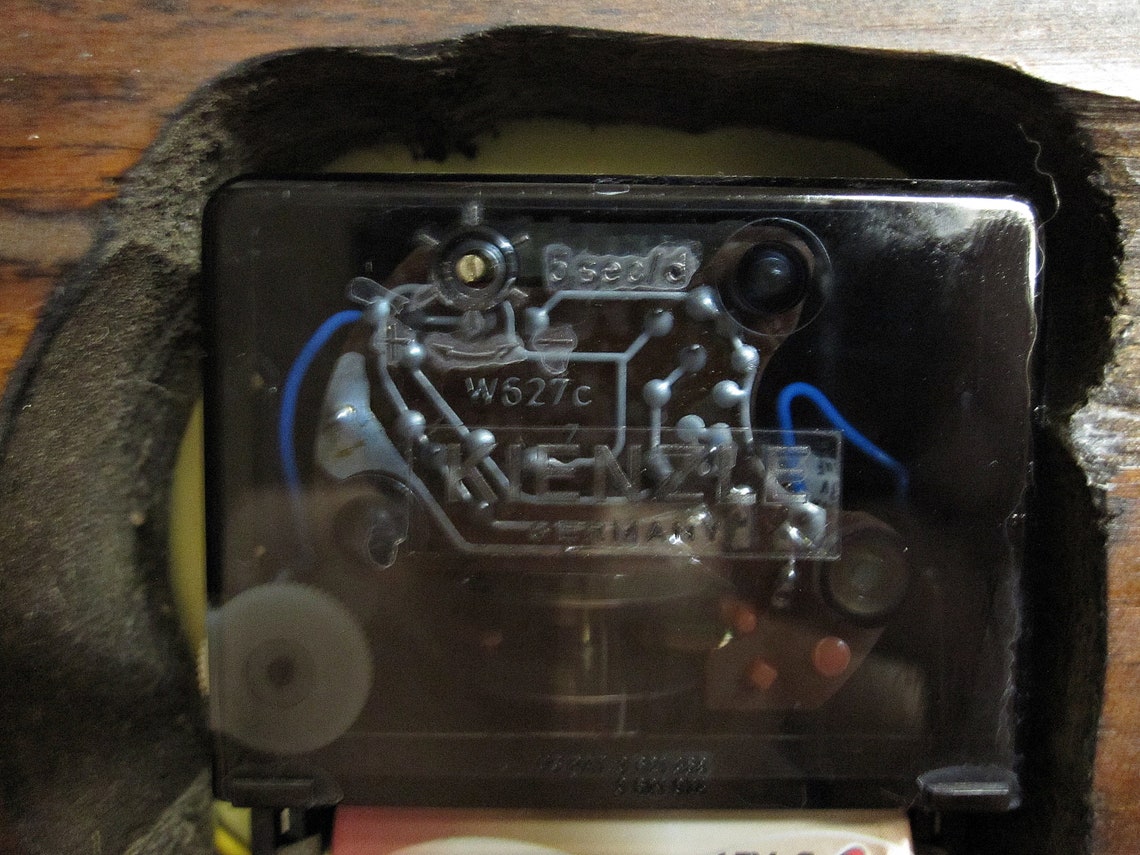 Kienzle Table Mantel Quartz Clock 627C Wooden Base Made in Etsy