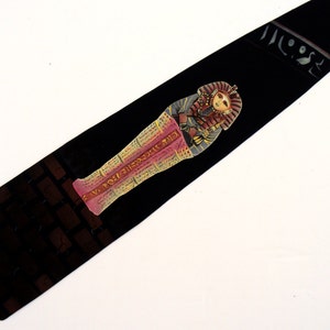Hand Painted Men Silk Necktie Art Tie Novelty King Tut Egyptian Egypt
