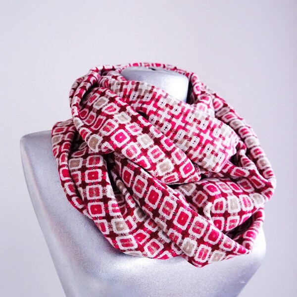 Pink Scarf Fuchsia Scarf Scarf  Winter Scarf Women Accessory Birthday Gift For Her Handmade Scarf  Gift for Her Fashion Accessories