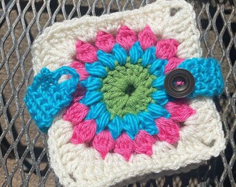 Granny Square Coaster Set