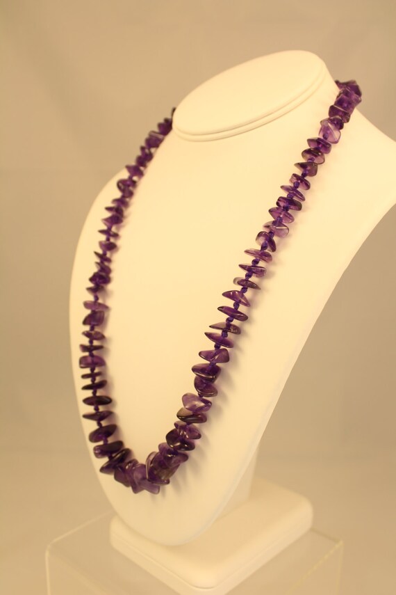 Dark Purple Amethyst Necklace - image 2