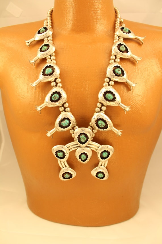 Squash Blossom Necklace (Navajo)