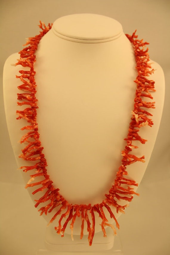 Red Coral (Frosted) Necklace