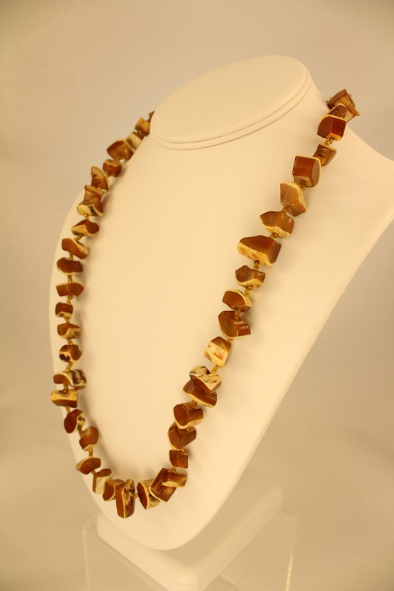 Petrified Wood Necklace - image 2