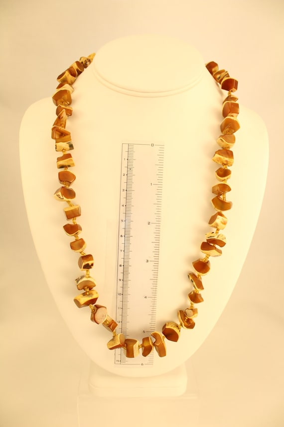 Petrified Wood Necklace - image 4